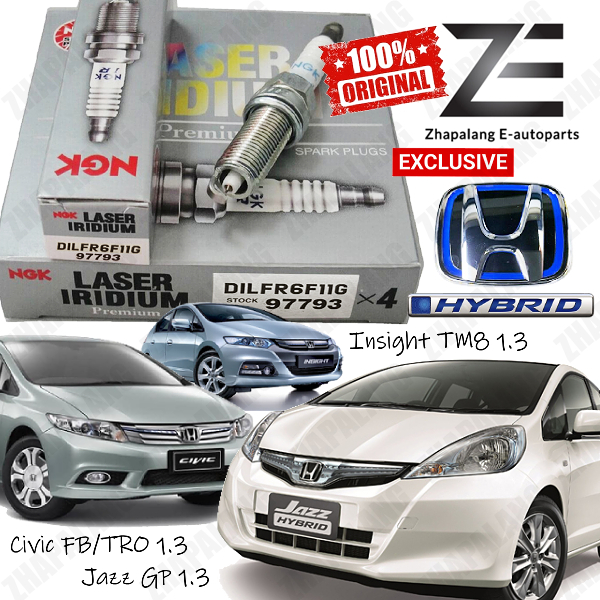 Original NGK Laser Iridium Spark Plug Honda Hybrid Jazz Civic Insight ...