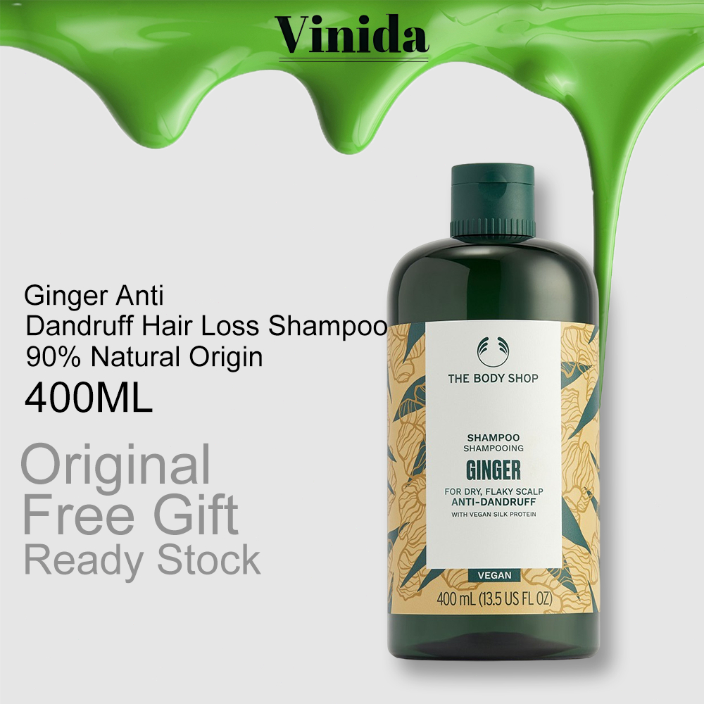 The Body Shop Ginger Shampoo, Anti Dandruff Hair Loss Shampoo 400ml 生姜王洗發水 Shopee Malaysia