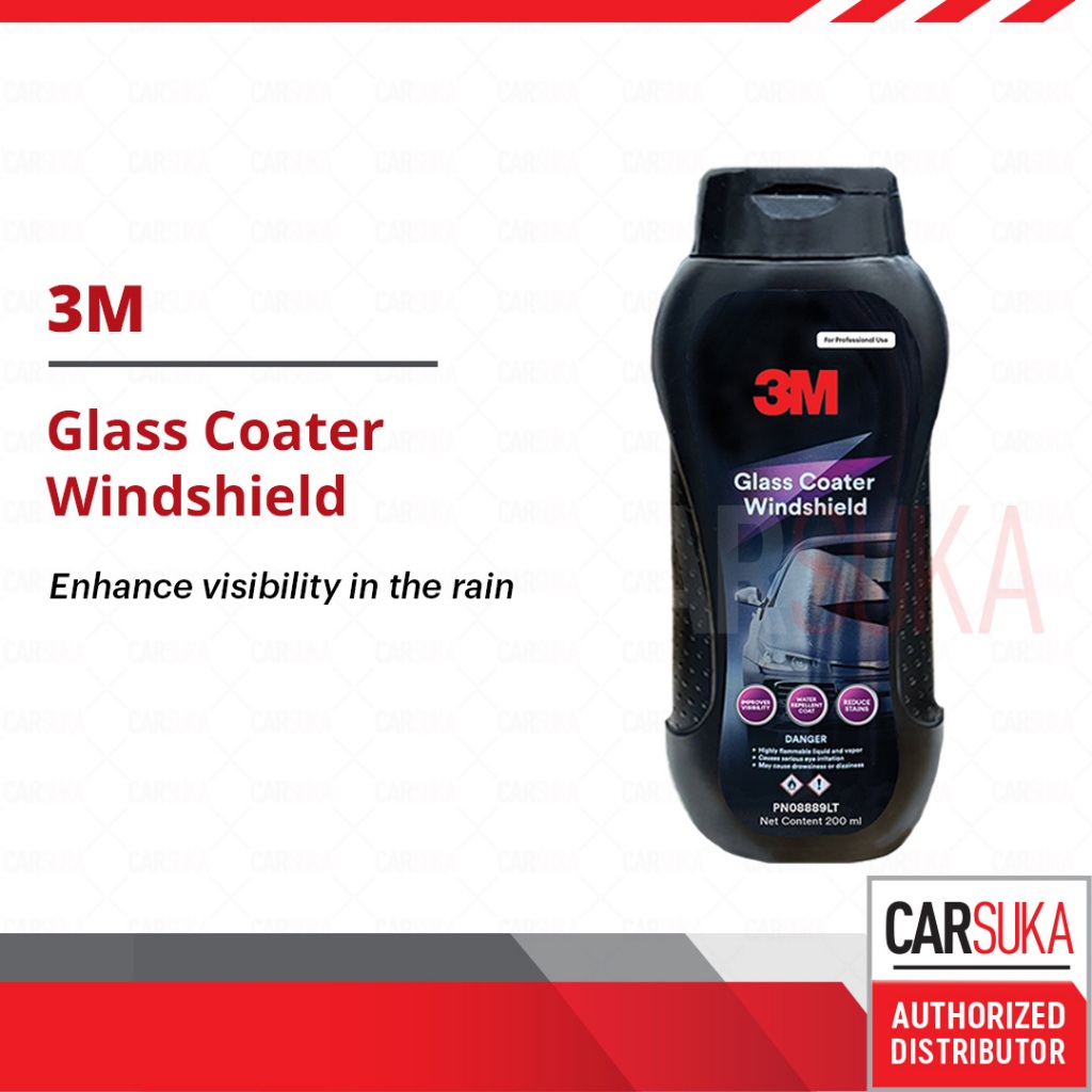 3M Car Care 3M 08889LT Glass Coat Windshield (Water Repellents