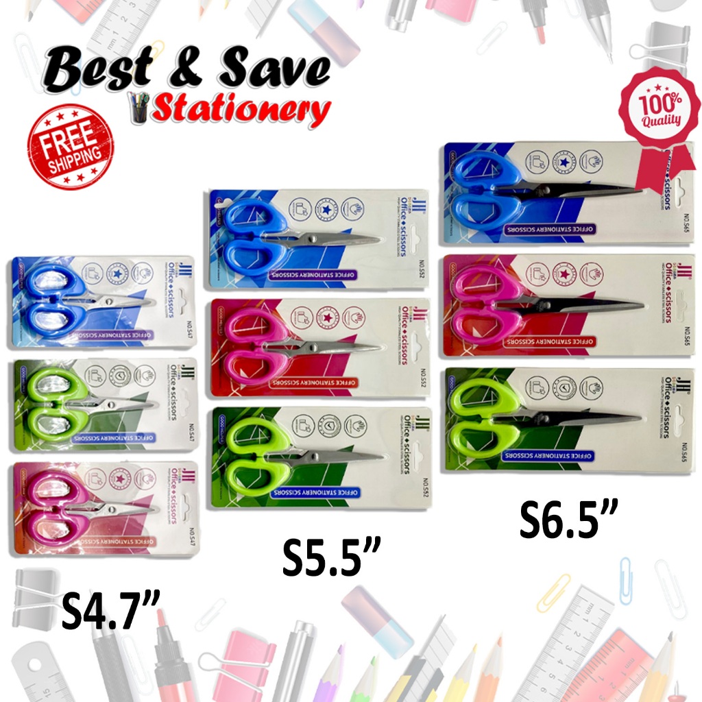 ( BEST & SAVE ) JH STAINLESS STEEL SCISSOR 4.7