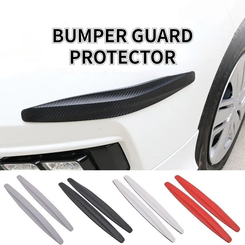 2pcs Car Bumper Protector Strip Guard Corner Protection Strips Scratch ...