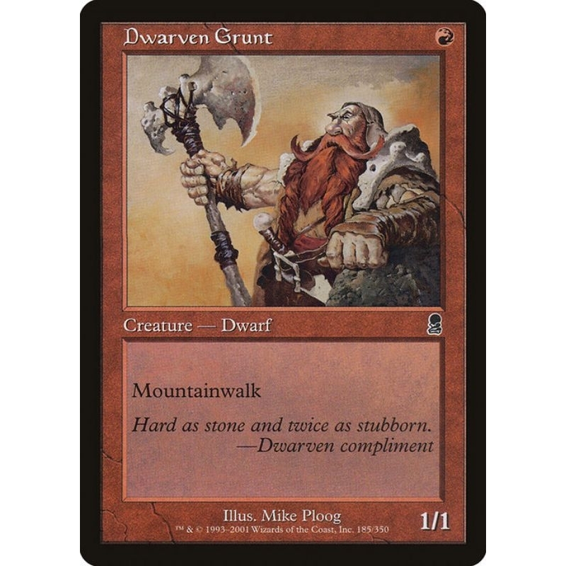 Magic the Gathering Dwarven Weaponsmith - Dwarven Weaponsmith - [3ED