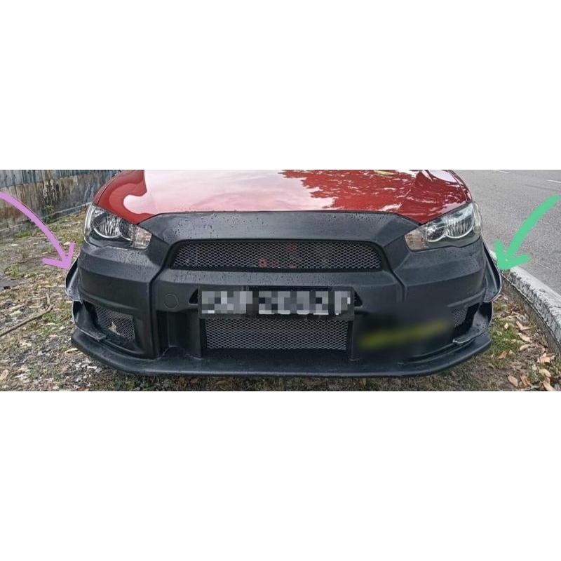 CANARD front bumper Varis V1 Lancer Inspira | Shopee Malaysia