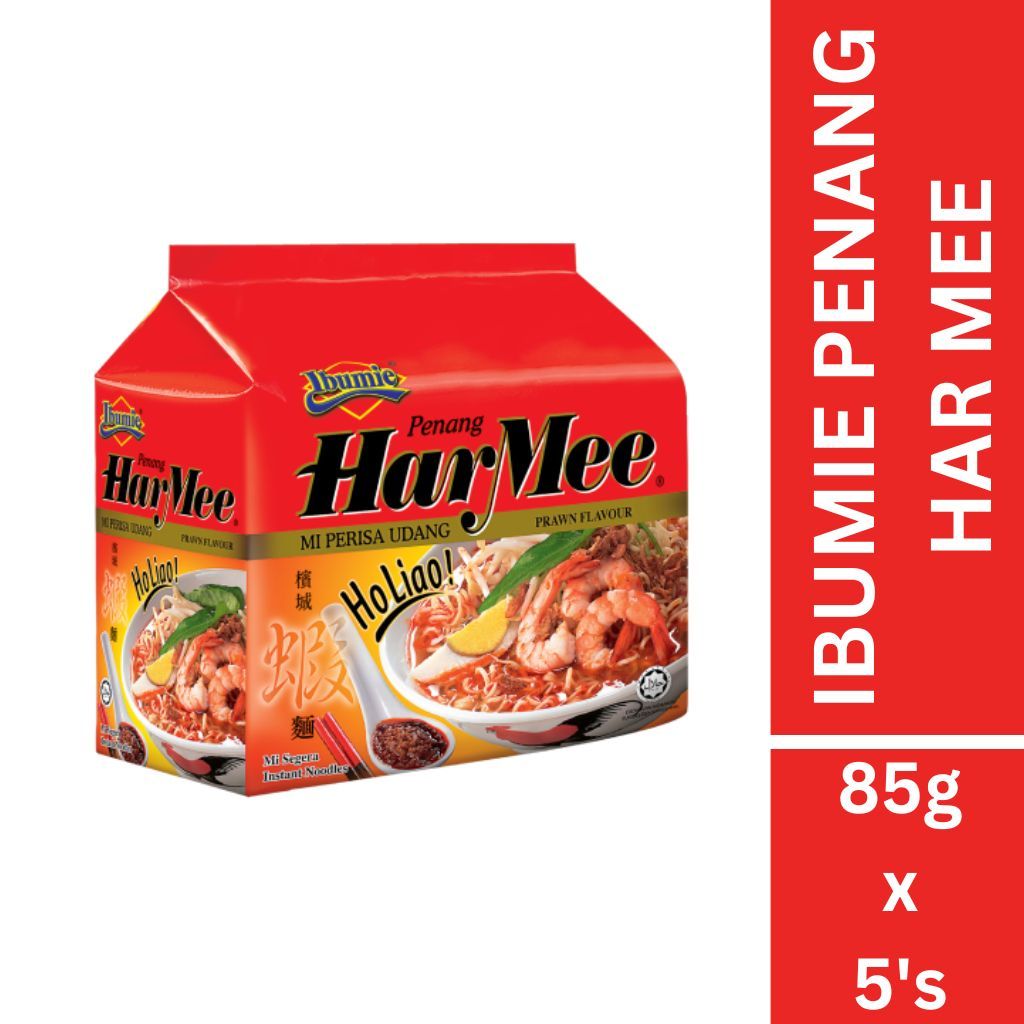 IBUMIE Penang Har Mee Instant Noodle (85g x 5's) Single Pack / Double ...