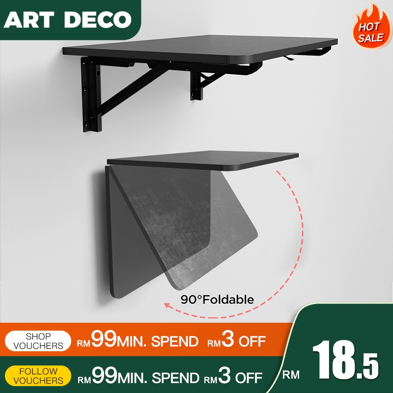 Folding Table With Bracket Foldable Table Wall Mounted Table Wall Rack ...
