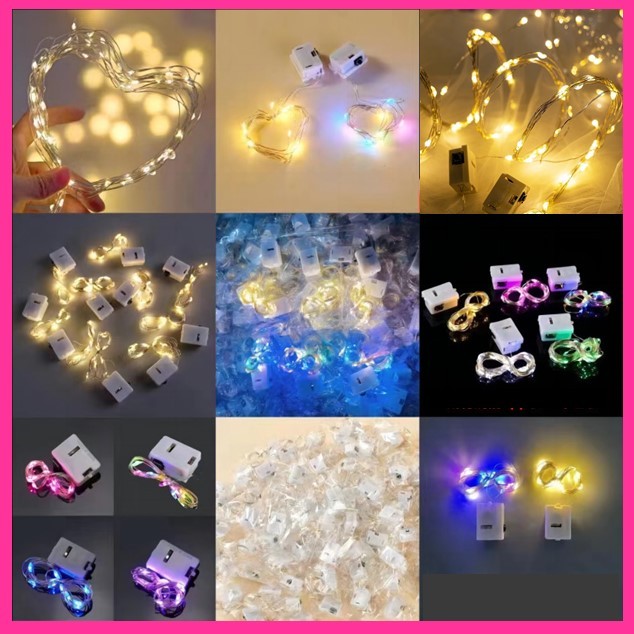 3 Mode LED String Lampu LED Warm Light Color Light 1/2/3 Meter ...