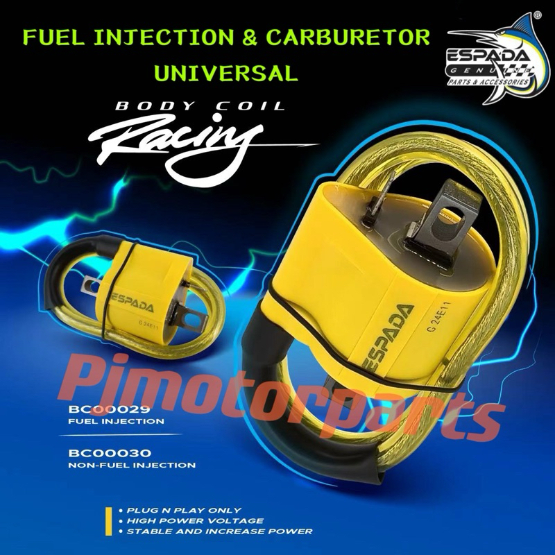 ( ESPADA ) UNIVERSAL FUEL INJECTION & NON Fi RACING PLUG COIL API BODY ...