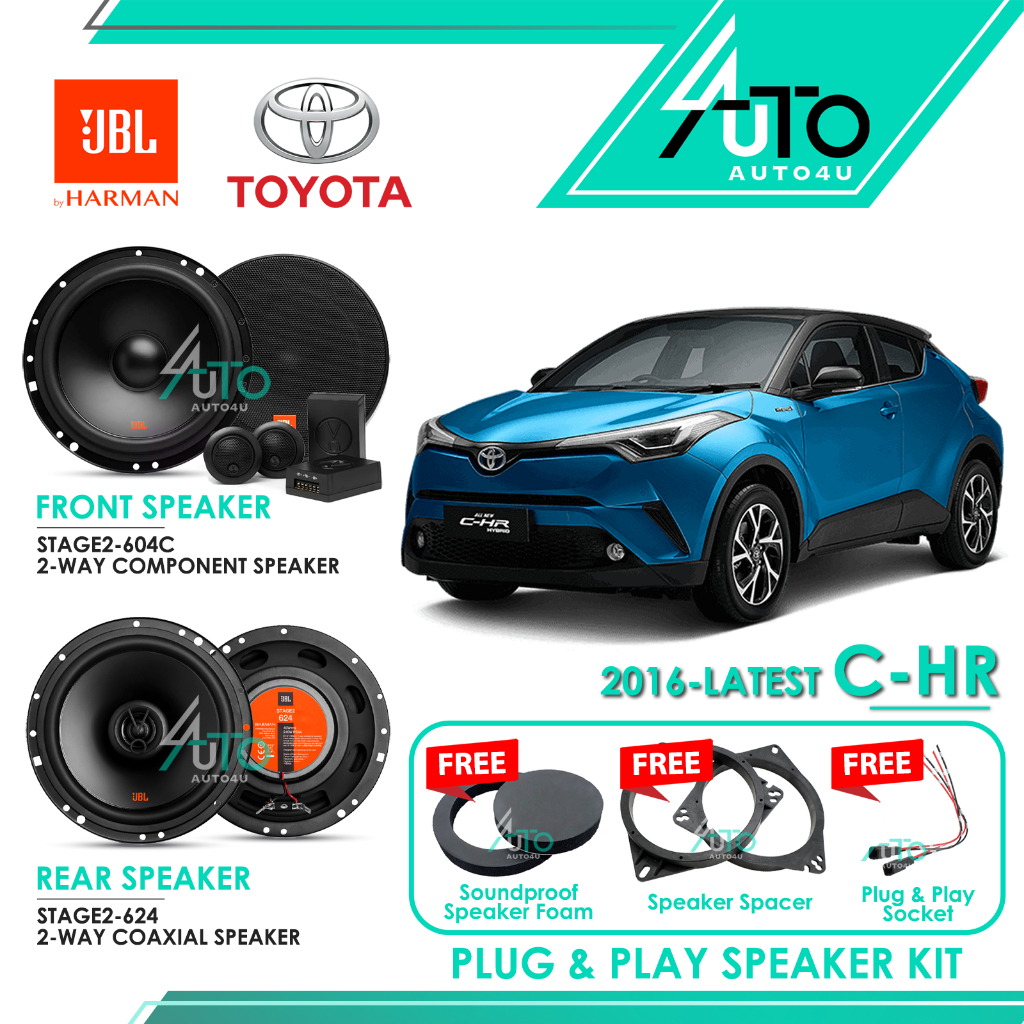 JBL Speaker Toyota CHR Plug & Play 6.5