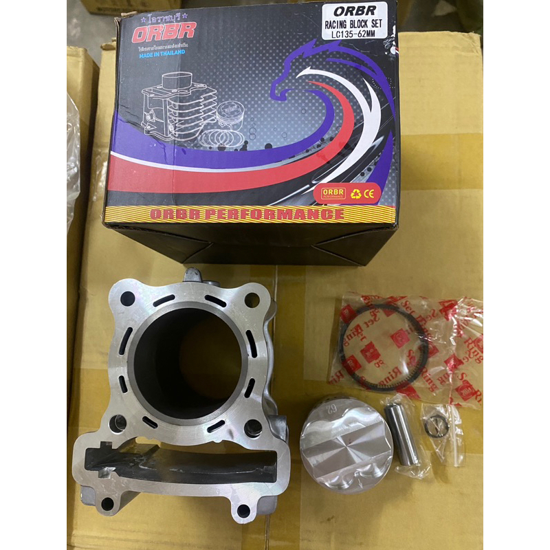 🔥LC135 RACING BLOCK SET ORBR Thailand 🇹🇭 ring rik ori 62mm 63mm 65mm ...