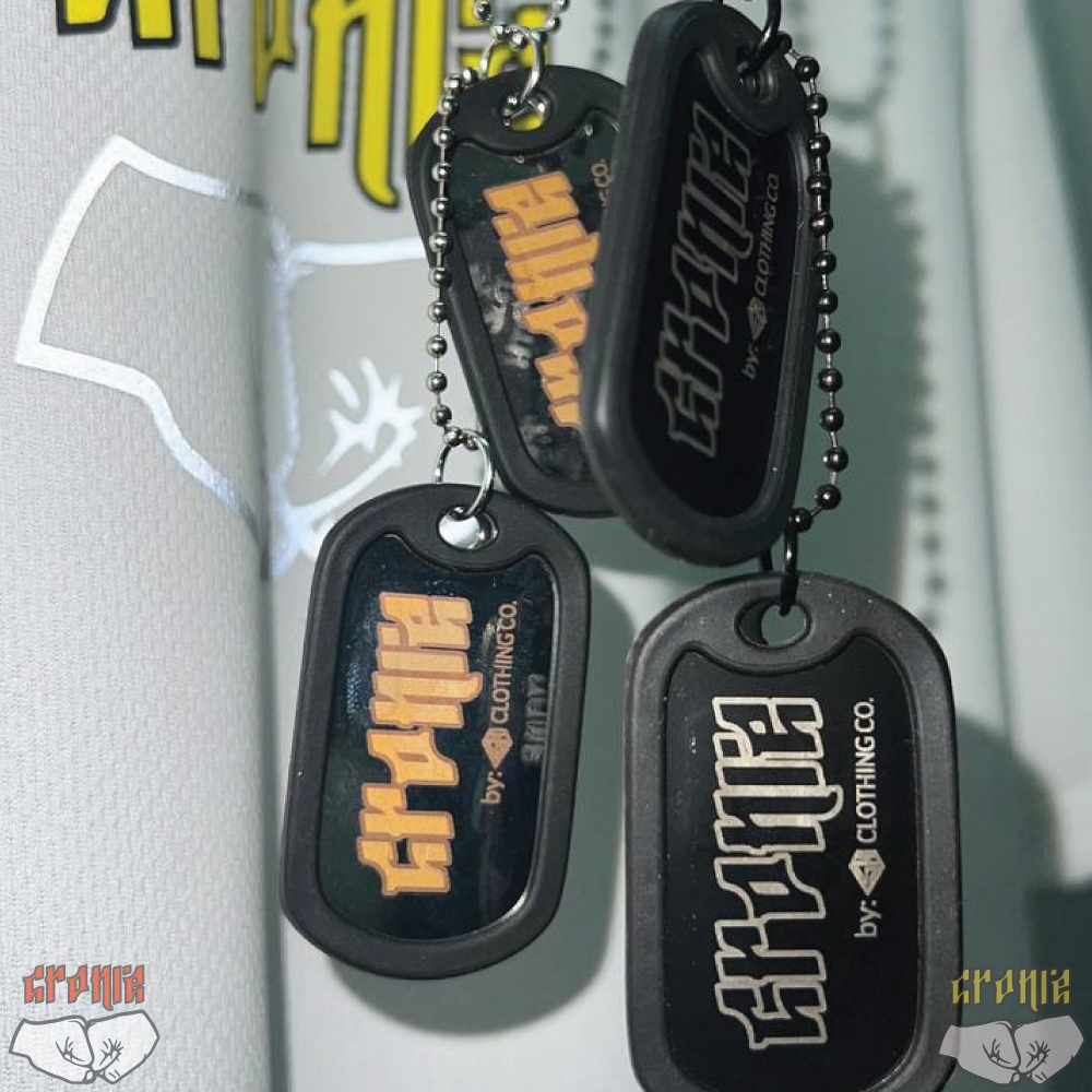 Cronie Tag Locket / Tag Necklace / Army Tag Necklace / Locket Chain ...
