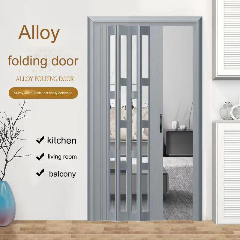 Aluminum alloy folding door bathroom bedroom kitchen open balcony