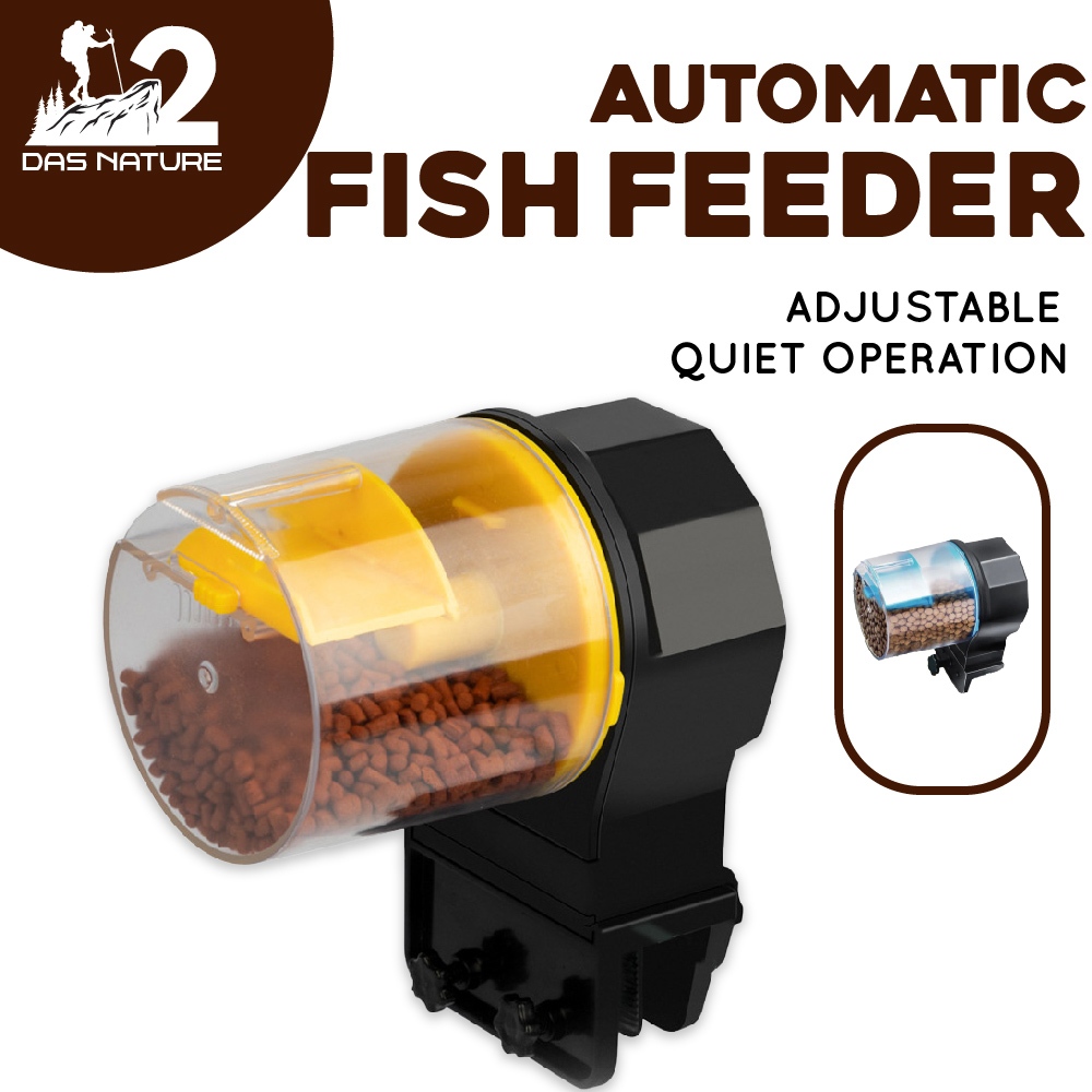 Automatic Fish Feeder Besar Aquarium Goldfish Smart Timing Auto Feeder ...