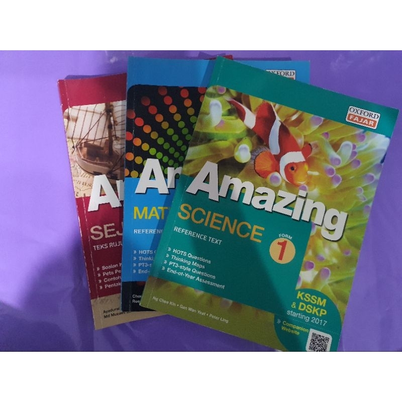 Secondhand Amazing Reference Teks Form 1 [ Science / Mathematic ...
