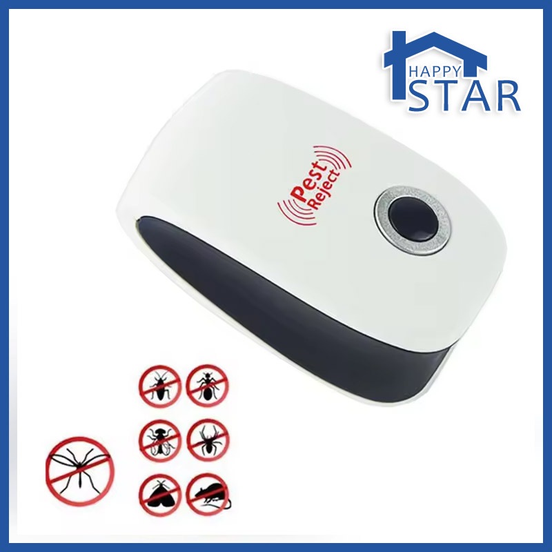 𝟯 𝗣𝗜𝗡 𝗣𝗟𝗨𝗚 》Ultrasonic Pest Repellent Anti Mosquito Mouse Cockroach ...