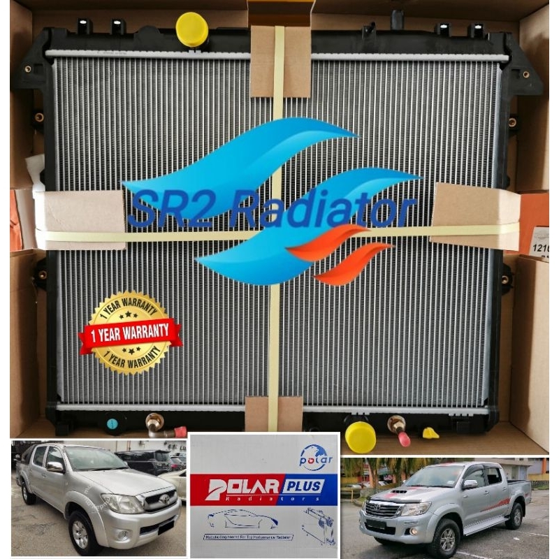TOYOTA HILUX KUN25 26 / FORTUNER 3.0 (26MM) Double layer ⭐83tube⭐ TOP ...