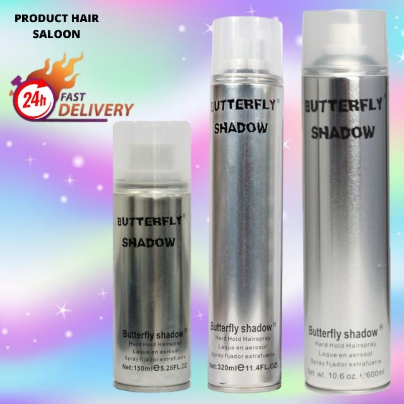 Butterfly Shadow Hair Spray 600ml / 320ml / 150ml | Shopee Malaysia
