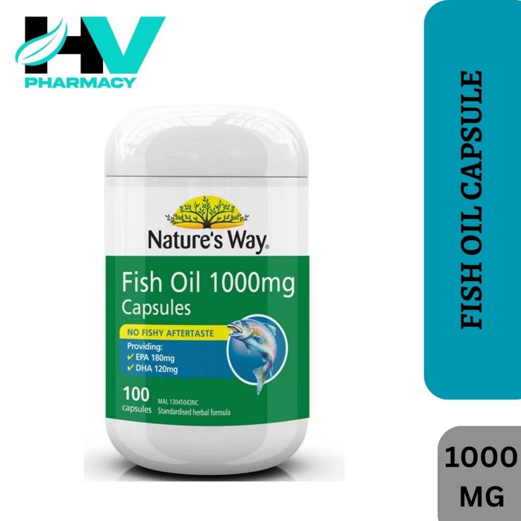 NATURES'WAY FISH OIL 1000MG ( 20 CAPSULE ) | Shopee Malaysia