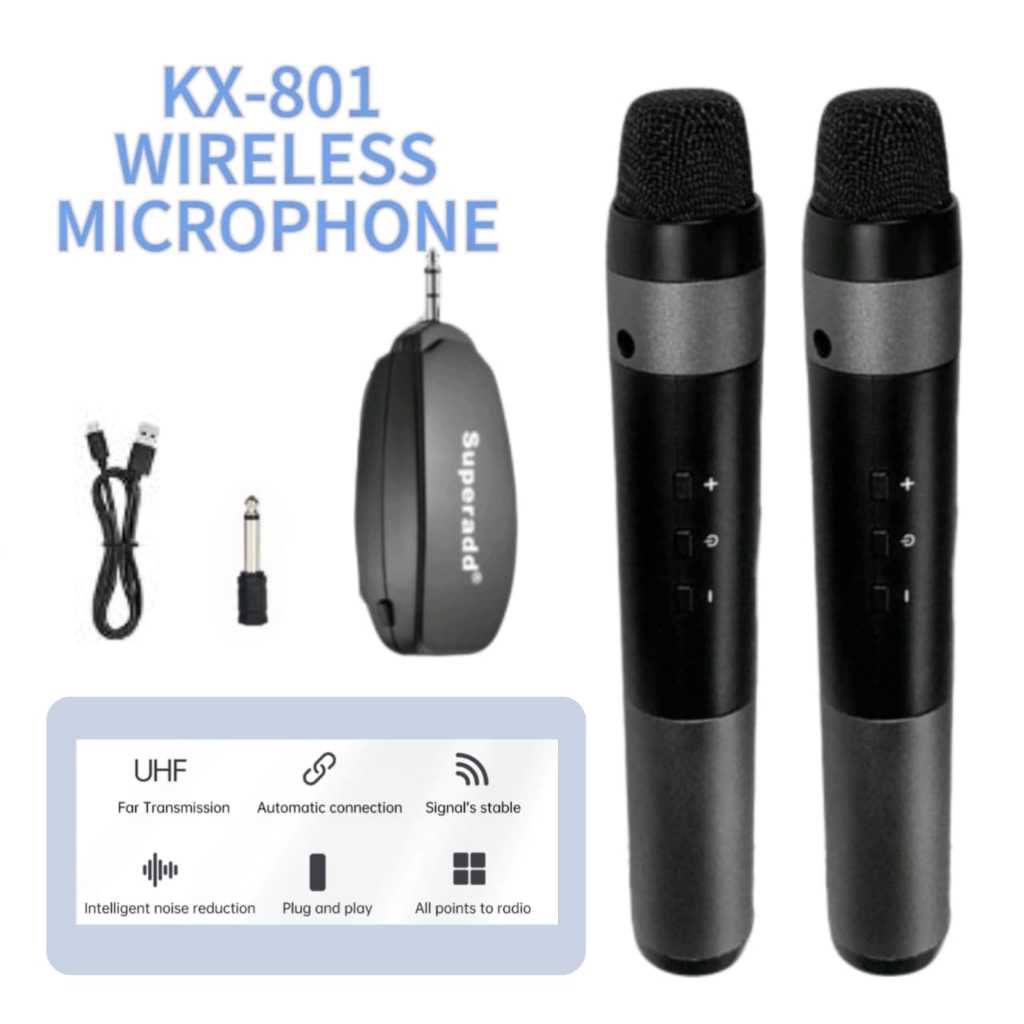[READY STOCK]UHF Wireless Microphone Lightweight Portable Handheld Mic ...