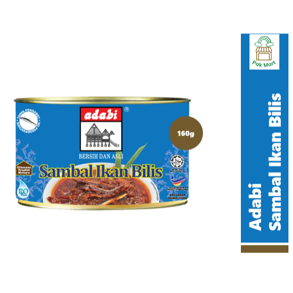 (Halal) Adabi Sambal Ikan Bilis (160g) | Shopee Malaysia