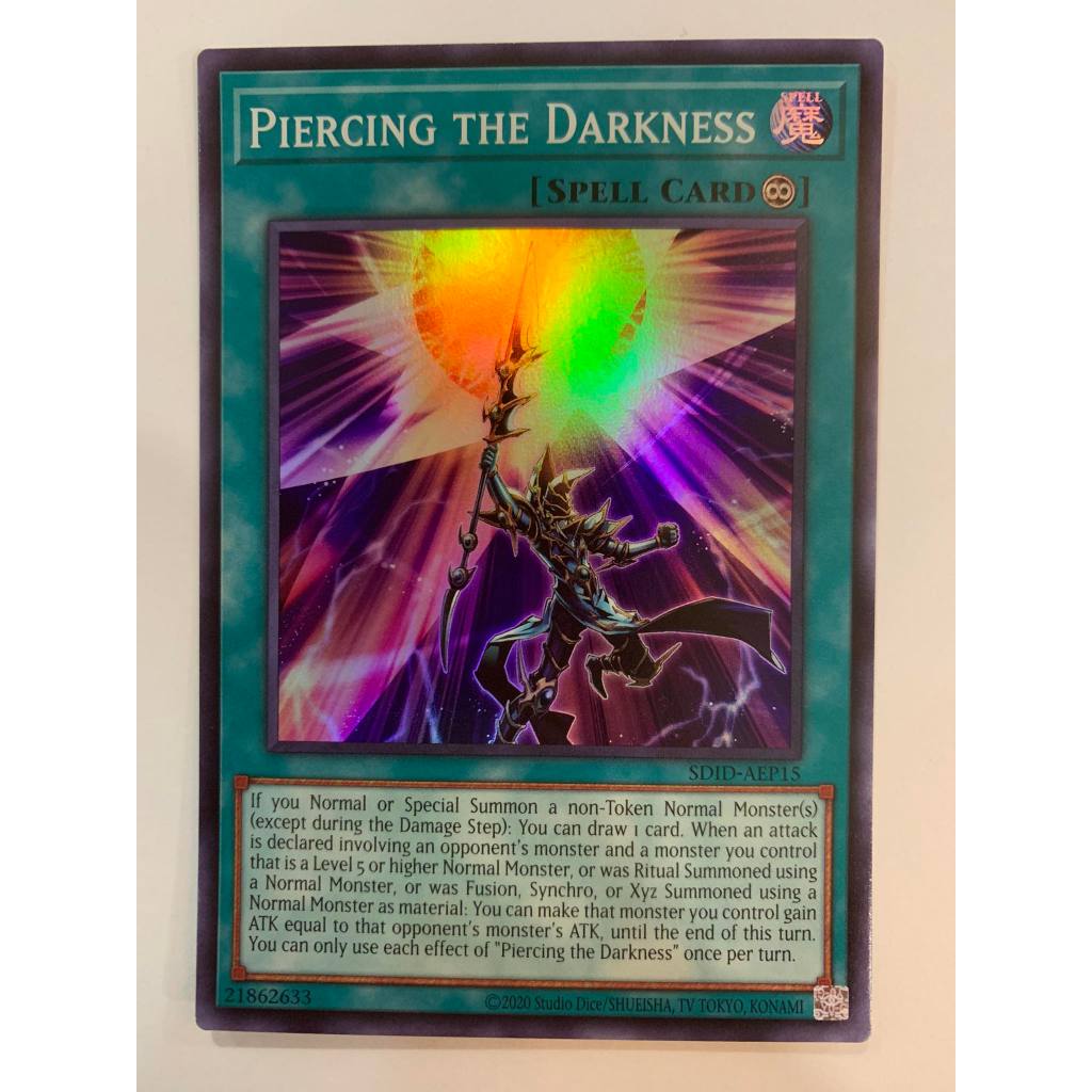 YUGIOH LOCH-JP078 WPP2-JP063 SDID-AEP15 Piercing the Darkness | Shopee  Malaysia