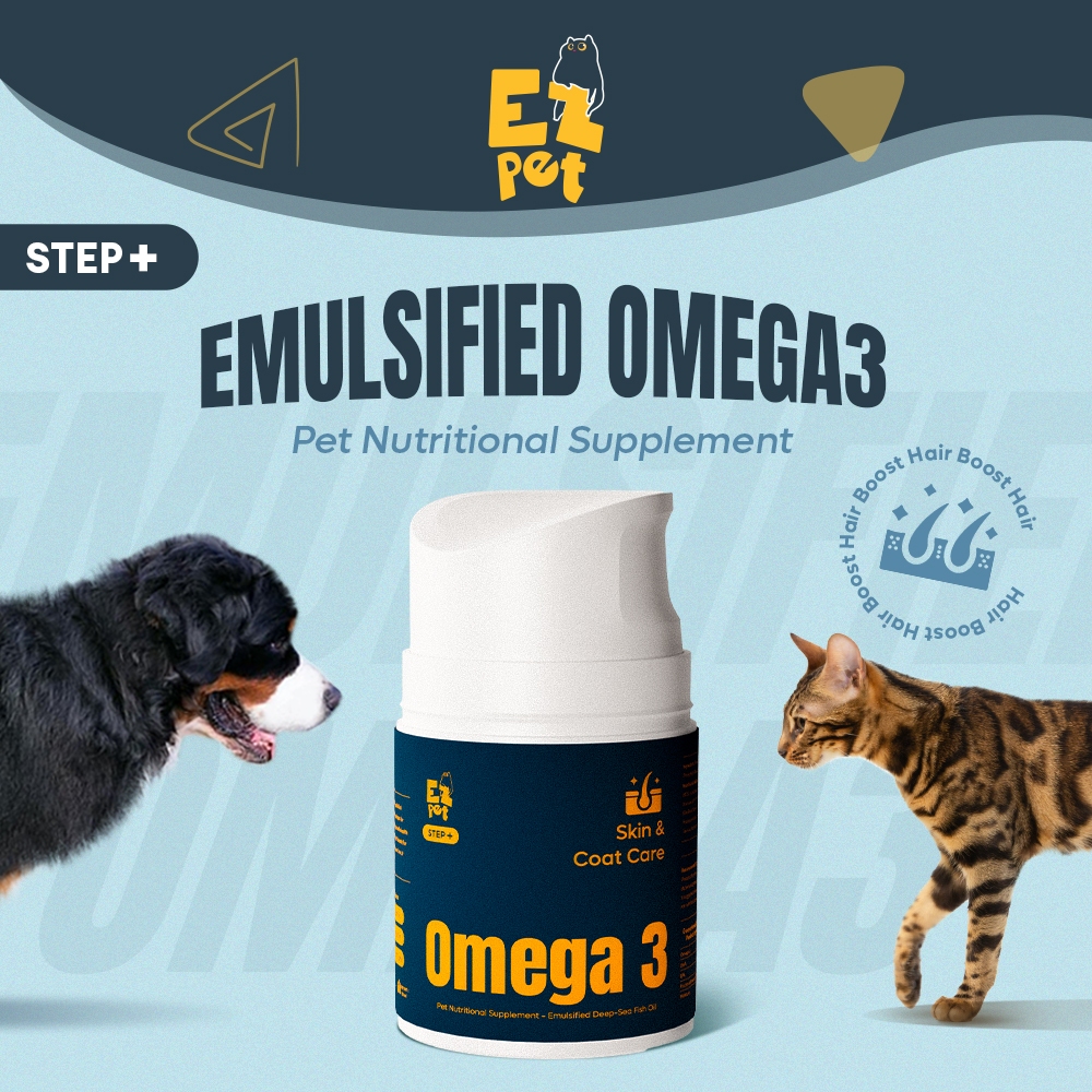 EZPET🐱【STEP+ Emulsified Deep Sea Fish Oil - Pet Nutritional Supplement ...