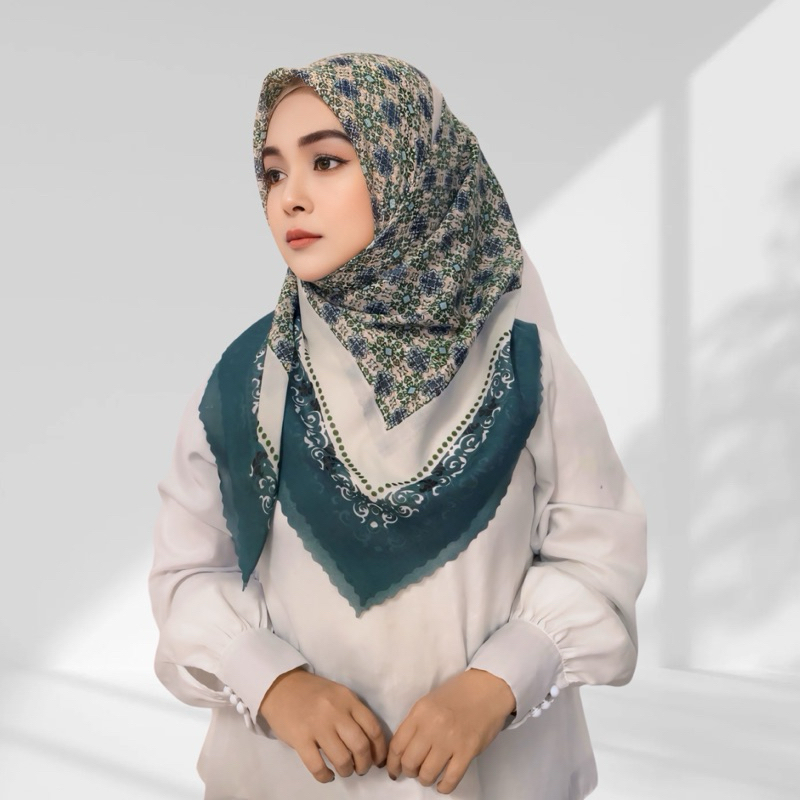 Tudung Bawal Cotton Abstrak Square Hijab | Shopee Malaysia