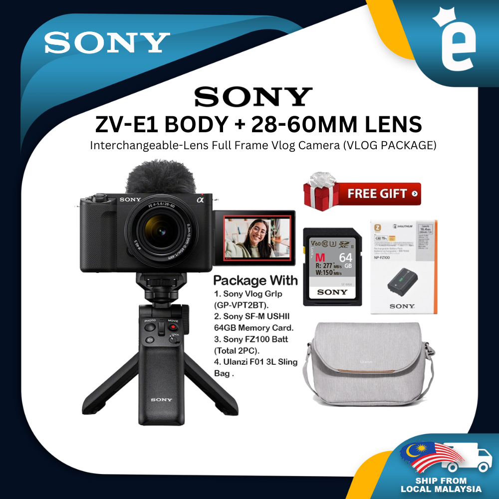 SONY ZV-E1 | Full-frame vlog camera | ALL INTERCHANGEABLE LENS CAMERAS ...