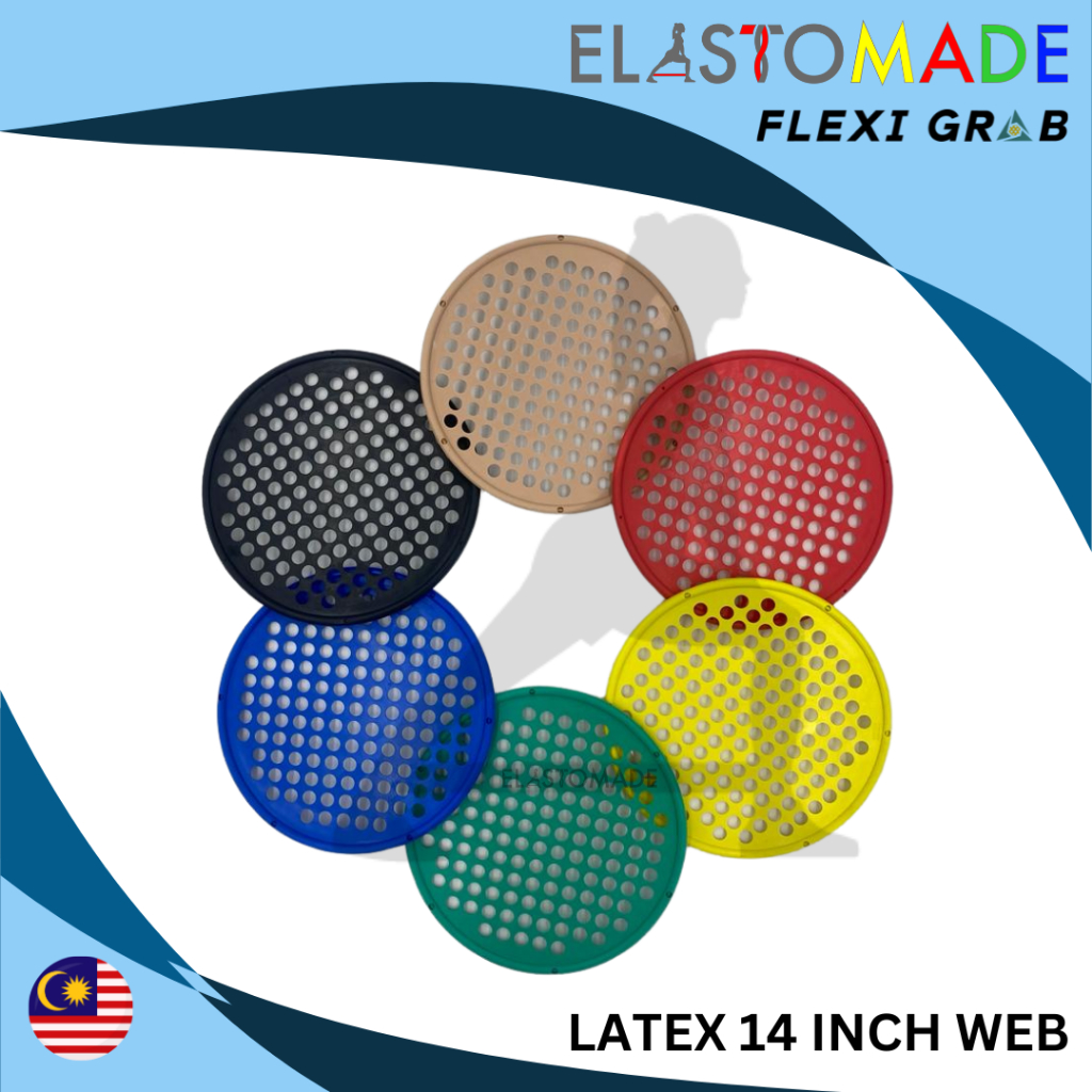 Elastomade Flexi Grab - Latex 14-Inch Latex Finger Web Grip Trainer for ...