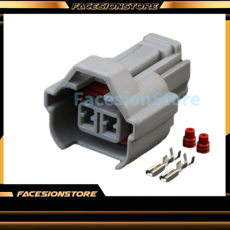 2 Pin Toyota Corolla SEG 4AFE Fuel Injector Socket Connector | Shopee ...
