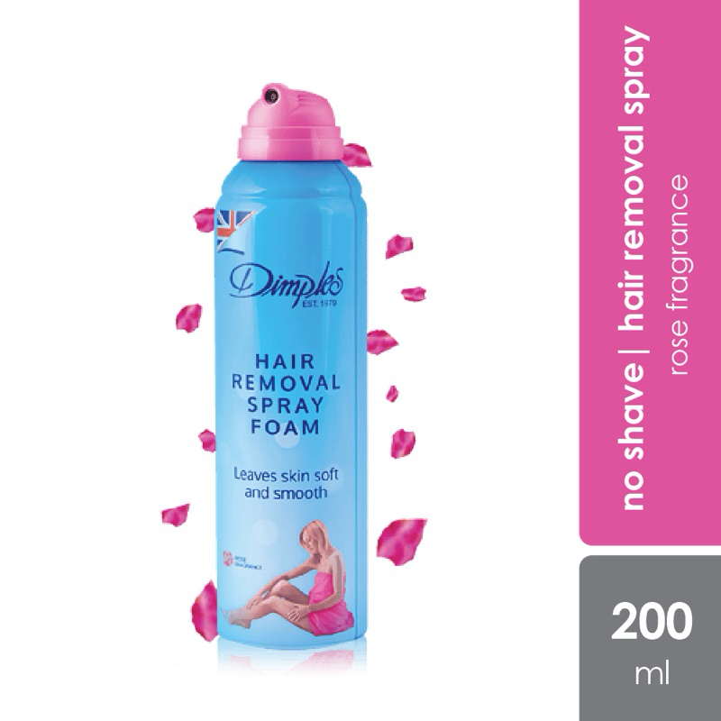 Dimples Hair Removal Spray Foam 200ml (Rose) | Shopee Malaysia
