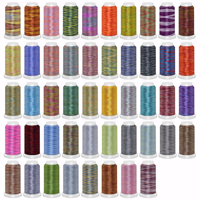 Benang Sulam 2 Warna 2 Tone Embroidery Threads 3300m polyster 108/2 ...