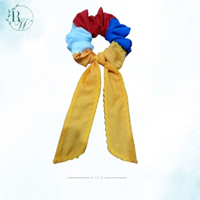 Sanggul Merdeka |Merdeka Scrunchies | Hairband | Ikat Rambut Merdeka ...