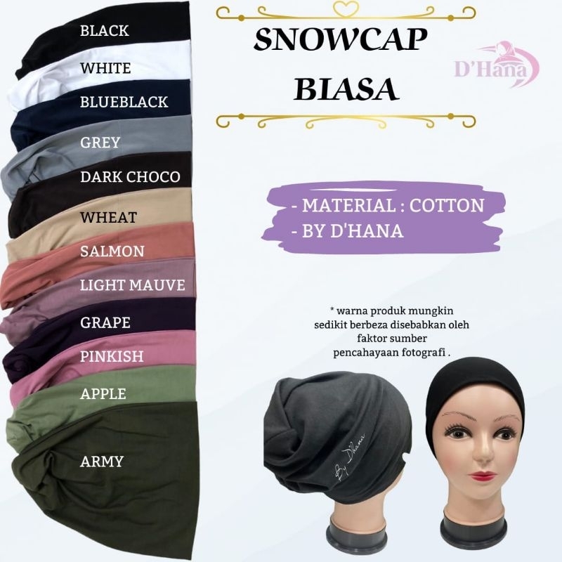 INNER SNOWCAP BY DHANA COTTON💯 | Shopee Malaysia