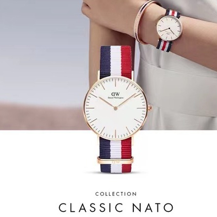Original PROMO Daniel Wellington DW Watch Classic Fashion Casual Quartz ...