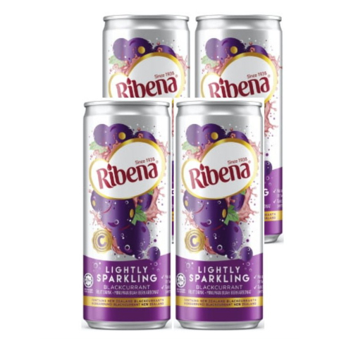 Ribena Sparkling Juice Drink Can - Blackcurrant - 320ml x 24 pcs (1 ...