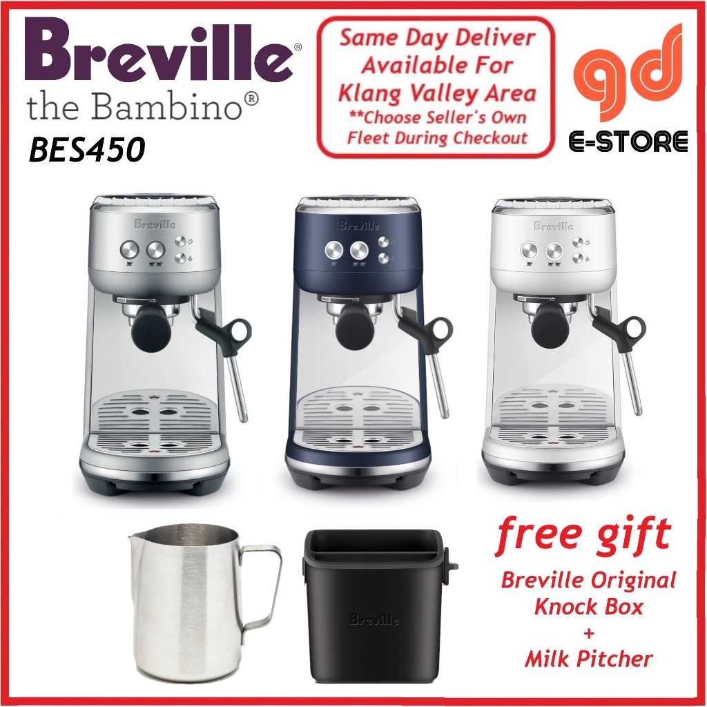 Breville The Bambino BES450 Espresso Machine Coffee Maker Shopee Malaysia