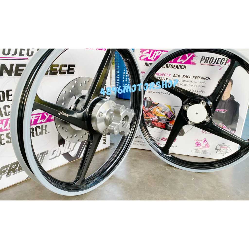CUSTOM HUB RIM SUPERFLY 140/140-17 ORIGINAL FOR Y15 Y16 SUPER FLY 4 ...