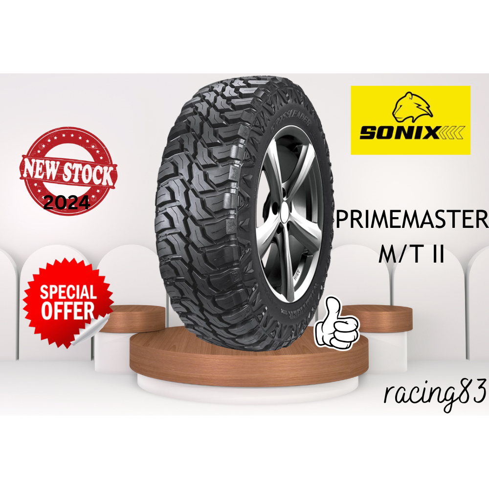 SONIX tyre Primemaster M/T II 16 17 inch year 2024 | Shopee Malaysia