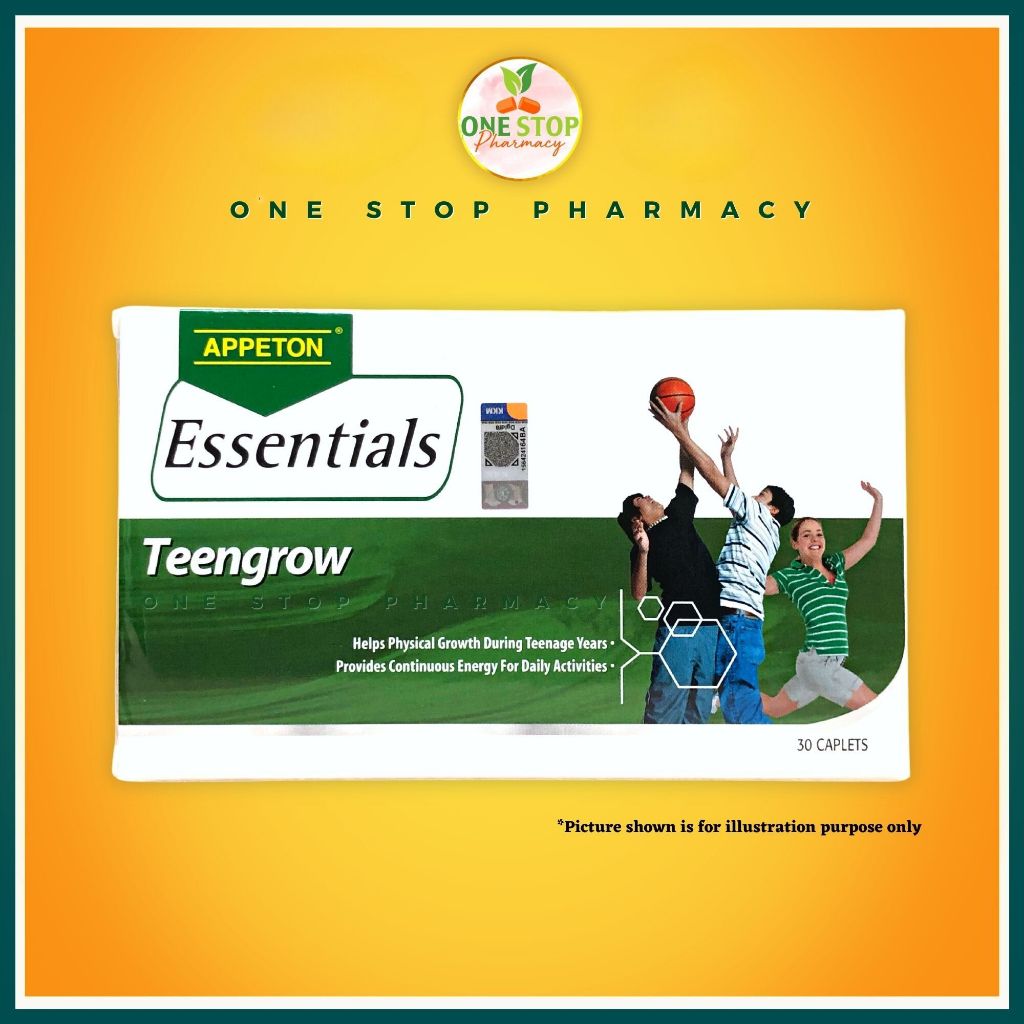 APPETON ESSENTIALS TEENGROW 30'S/GOLDEN GROWTH SPURT/MULTIVITAMINS ...