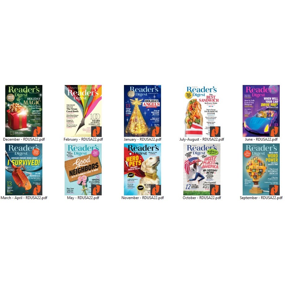 [EᗰᗩGᗩᘔIᑎEᔕ]Majalah Reader's Digest USA 2022 lengkap-pdf | Shopee Malaysia