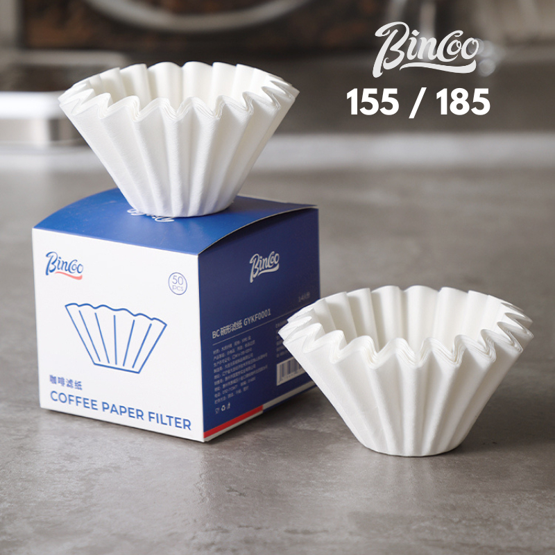 Bincoo Basket Cake Shape Coffee Filter Paper 155/185 - 50 pcs | Shopee ...