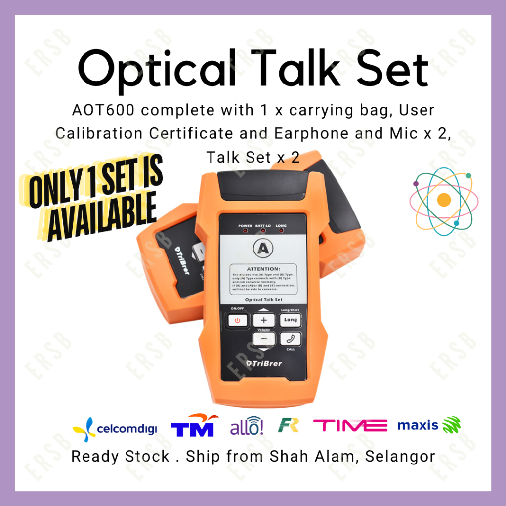 Tribrer AOT600 Optical Talk Set | Shopee Malaysia