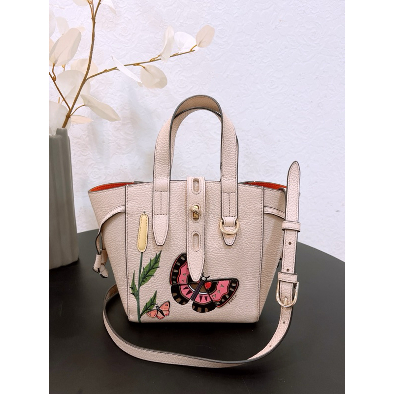 FURLA フルラ NET MINI TOTE 2Way おとなしい ショルダー ハンド 
