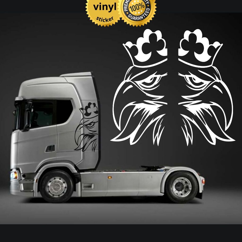 ScaniaVinyl 01 (2pcs per set)(Left and Right) - Truck Vinyl Sticker ...