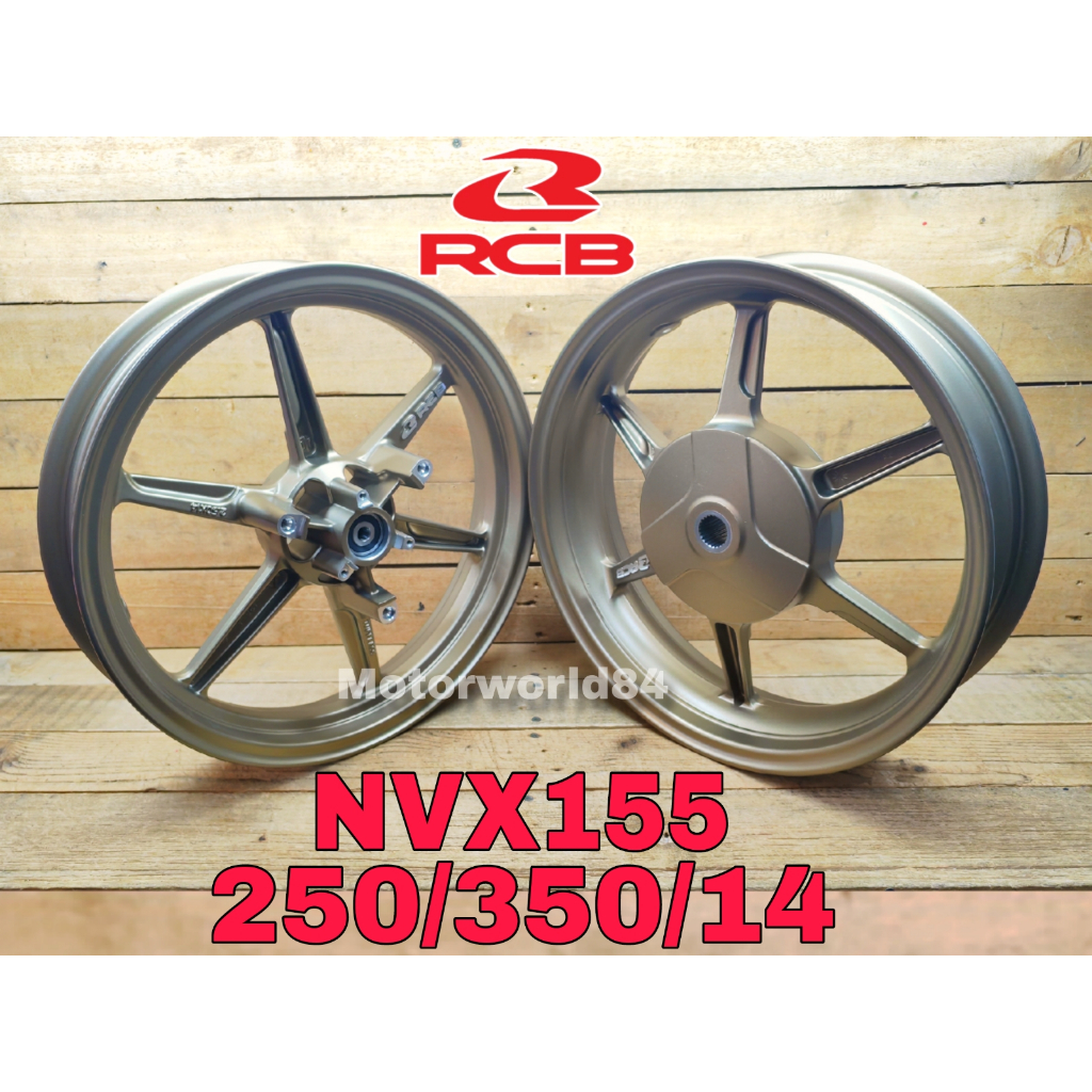 SP800 RACING BOY NVX / NVX155 V1 V2 RCB SPORT RIM 811 GOLDEN BRONZE ...