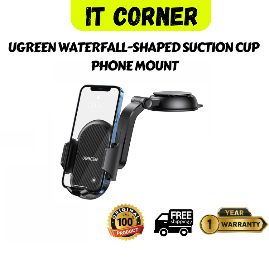 UGREEN WATERFALL-SHAPED SUCTION CUP PHONE MOUNT | Shopee Malaysia