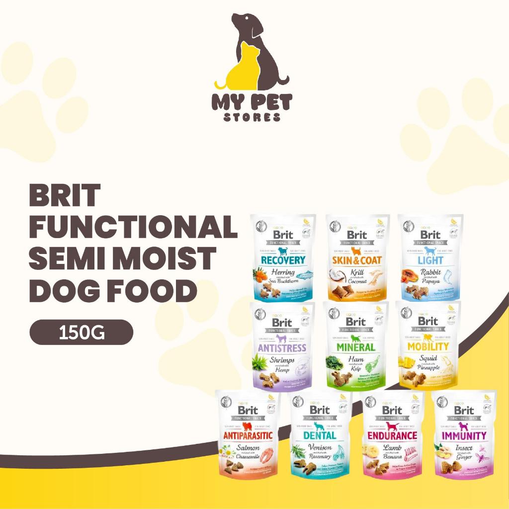 Brit Functional Semi Moist Dog Snack / Dog Treats / Dog Food 150g ...