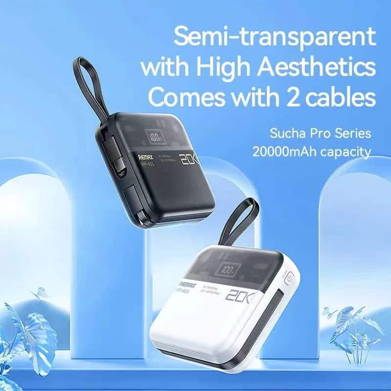 REMAX RPP-603 20000mAh Powerbank / PD20W + QC22.5W Super Fast Charging ...