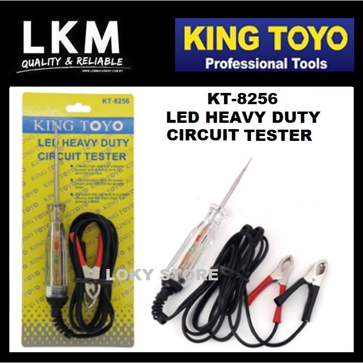 KING TOYO LED HEAVY DUTY CIRCUIT TESTER (KT-8256) | Shopee Malaysia