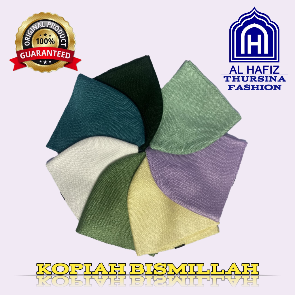 RANDOM COLOR OFFER!!! KOPIAH BISMILLAH Plain Colour Free Size By